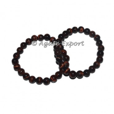 Red Tiger Eye Stone Bracelets