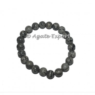 Black Zebra Stone Bracelets