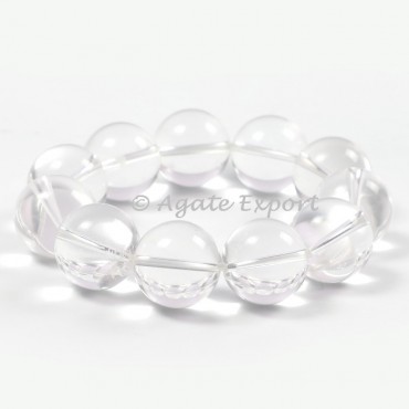 Clear Quartz Big sizes Bracelets