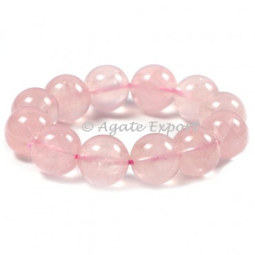 Rose Quartz Big Sizes Bracelets