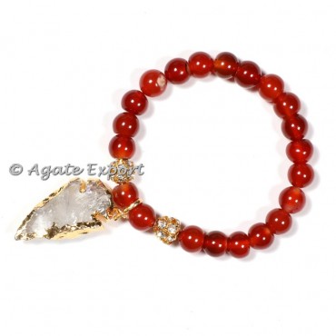 Red Carnelian Arrowhead Bracelets