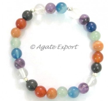 Seven Chakra Stone Bracelets