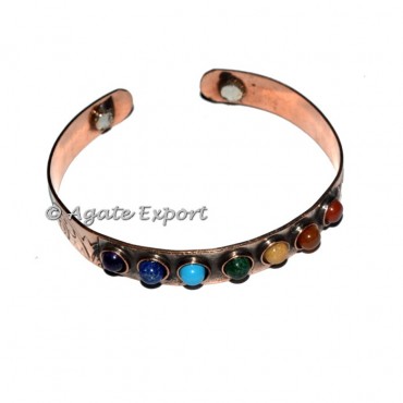Copper Brass Chakra Bangles