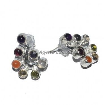 Snake Seven Chakra Earrings
