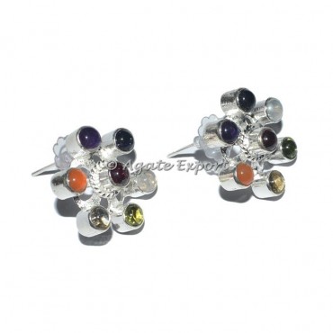 Mini 7 Chakra Earrings
