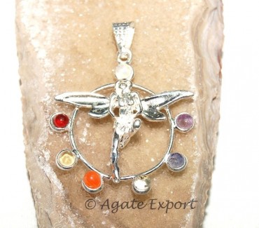 Angle Chakra Metal Pendants