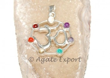 Om Chakra Metal Pendants