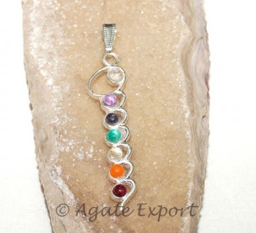 Chakra Zigzag Journey Pendant