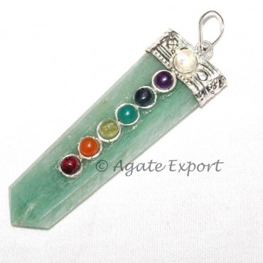 Green Aventurine Chakra Pendants.