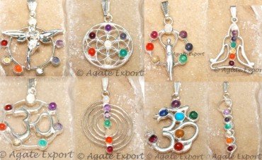 Mix Design Chakra Pendants