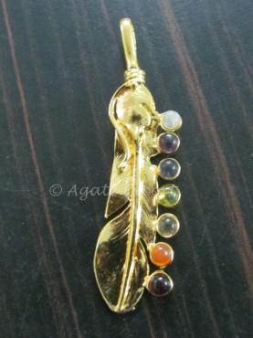 Leaf Chakra Pendants