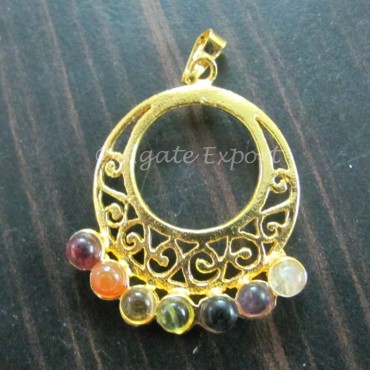  Chakra Ring Pendant