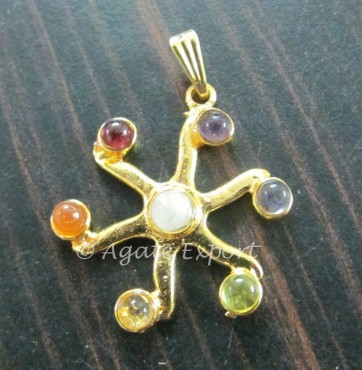Flower Chakra Pendants