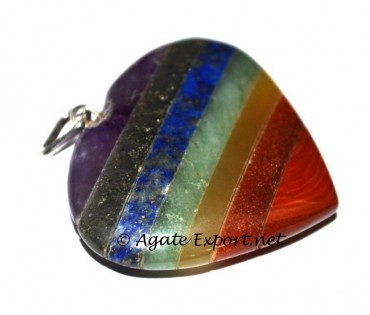 Bonded Chakra Heart Pendant