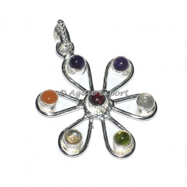 Yoga Seven Chakra Pendants