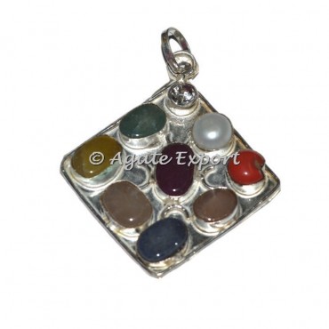 9 Chakra Stone Pendant