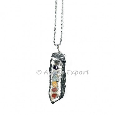 Tourmaline Chakra Electro Necklace