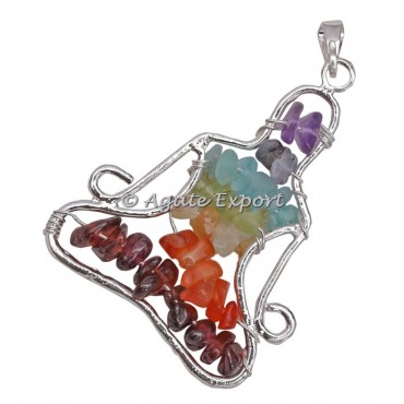 Buddha Seven Chakra Pendants