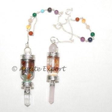 Chakra Bottel Pendulums
