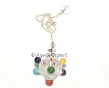 Chakra Merkaba Star Pendulums