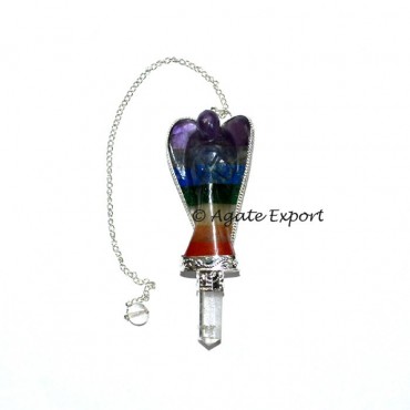 Bonded 7 Chakra Angel Pendulums