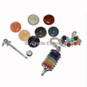 Chakra Tyre Shape Pendulums