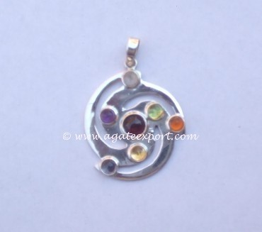 Ring Design Chakra Pendant.