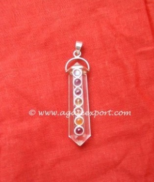 Vogel Crystal Pointed Chakra Pendant.