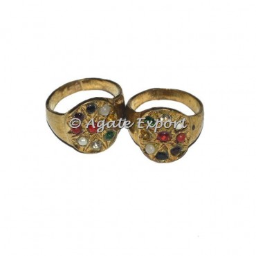 Antique Chakra Stone Ring