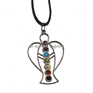 Angel Seven Chakra Pendant