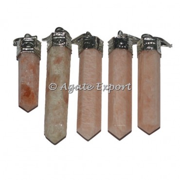 Sunstone Cap Pencil Pendants