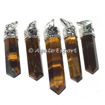 Tiger Eye cap Pencil Pendants