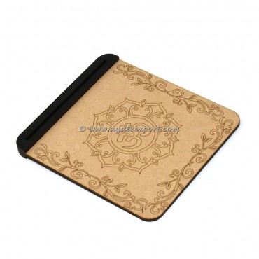 Om Engraved Tarot Card Holder