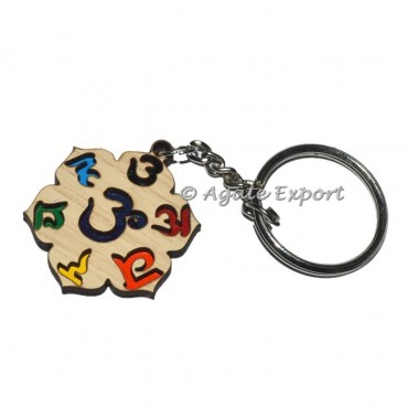 Chakra Sanskrit 3D Key ring