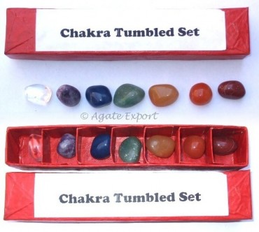Seven Chakra Tumbled Stone Set.