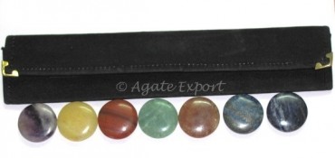 Chakra Disc Set With Velvet Box.