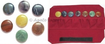 Chakra Disc Set With Velvet Box.