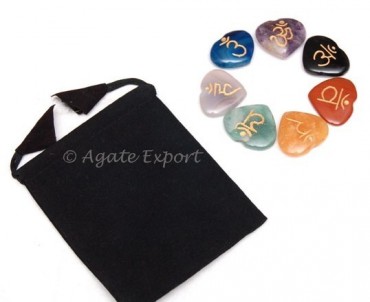 Engraved Sanskrit Chakra Sets