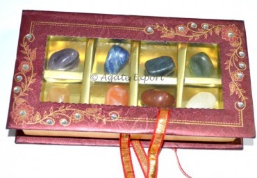 Chakra Plane Tumbled Set With Gift Box
