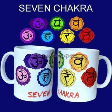 Chakra Symbol Printed on Cup for Healing