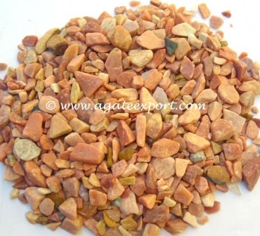 Peach Aventruine Chips Stones.