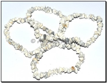 Howlite Chips Bracelets