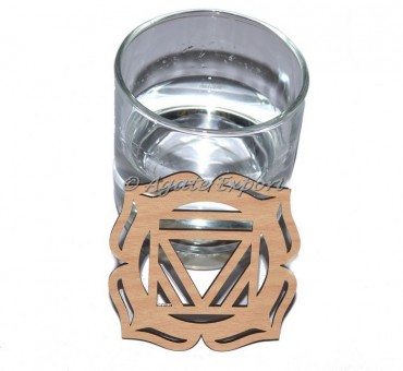 Root Chakra Wooden Coaster