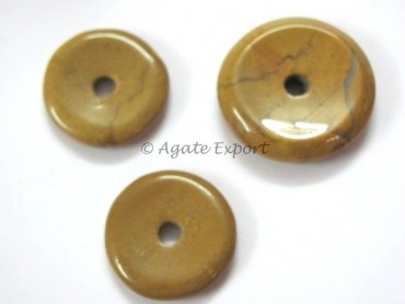 Yellow Jasper  Donuts