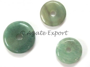 Green Aventurine Donuts