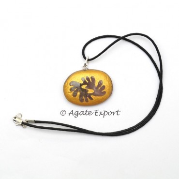 Golden Reiki Pendants 