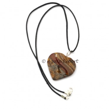 Engraved Tiger Eye Reiki Pendant 