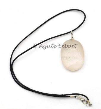 Crystal Quartz Celtic Pendant
