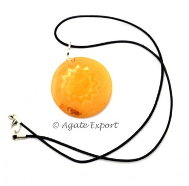 Golden Quartz Reiki Pendants