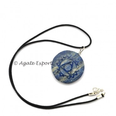  Lapis Chakra Symbol Reiki Pendants 